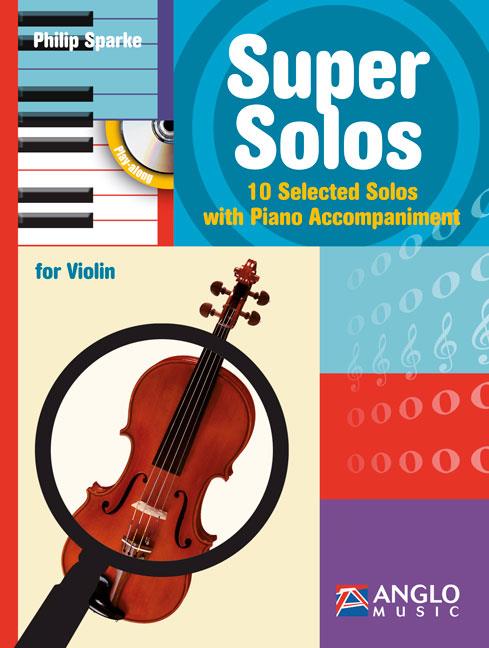 Super Solos - 10 Selected Solos with Piano Accompaniment - housle a klavír